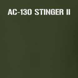 "AC-130 Stinger II Ghost Rider Military T Shirt 30586559