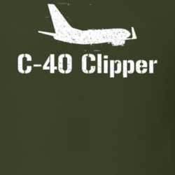 C-40 Clipper Jet Military T Shirt 30586651