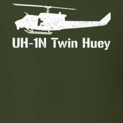 UH-1N Twin Huey Helicopter Military T Shirt 30586800