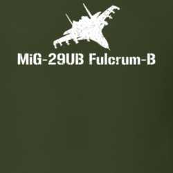 MiG-29UB Fulcrum-B Jet Military T Shirt 30586846