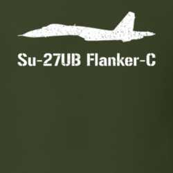 Su-27UB Flanker-C Jet Military T Shirt 30586854