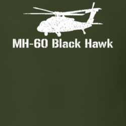 MH-60 Black Hawk Helicopter Military T Shirt 30587060
