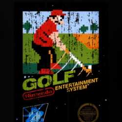 Golf Nes Nintendo Video Game Box Cool T Shirt 30603708