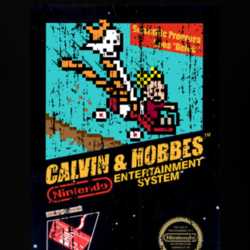 Calvin And Hobbies Nintendo Video Game Box Cool T Shirt 30603711