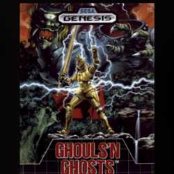Ghouls And Ghosts Vintage Sega Video Game Box Cool T Shirt 30603721