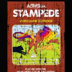Activision Stampede Vintage Atari Video Game Box Cool T Shirt 30603746