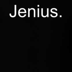 Jenius Genius Funny Parody Text T Shirt 30643207