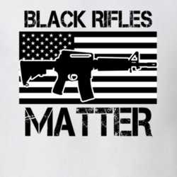 Black Rifles Matter Gun American Flag T Shirt 30710579