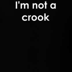 I'm not a crook Newhart TV Show Quote T Shirt 30777625