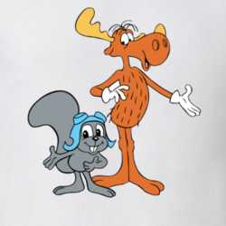 Rocky And Bullwinkle Classic Tv Show Cartoon T Shirt 31032825