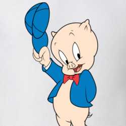 Porky Pig Looney Toons Tv Show Cartoon Retro T Shirt 31049307