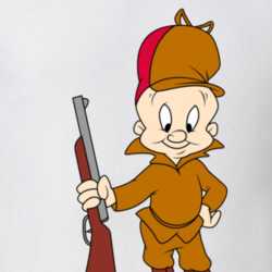 Elmer Fudd Looney Toons Retro Cartoon Tv Show T Shirt 31049309