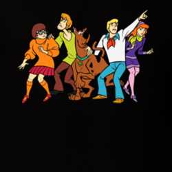 Scooby Doo All Characters Cartoon Shaggy Fred Daphne Velma T Shirt 31467690