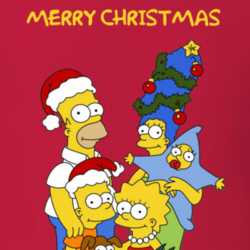 The Simpsons Merry Christmas Tv Show Tshirt 32173317