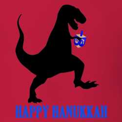 Trex Playing With A Drediel Happy Hanukkah Funny Holiday T Shirt 32566173