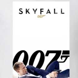 Skyfall 007 Movie Cover T Shirt 32592811