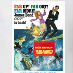 On Her Majesty's Secret Service 1969 007 Movie Cover T Shirt 32592815