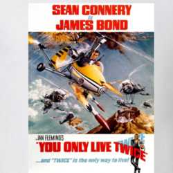 You Only Live Twice 1967 007 Movie Cover T Shirt 32592829