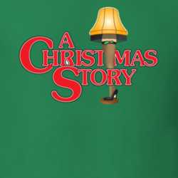 A Christmas Story Logo Leg Lamp Holiday Movie T Shirt 32667072