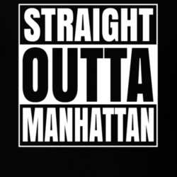 Straight Outta Manhattan Movie Parody T Shirt 33016408