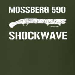 Mossberg 590 Shockwave Shotgun Military Distressed T Shirt 33206058