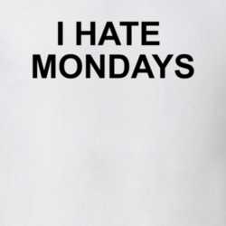 I Hate Mondays Funny Joke T Shirt 33519745