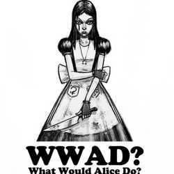 What Would Alice Do T Shirt 37002