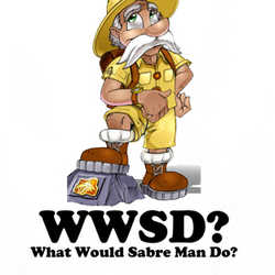 What Would Sabre Man Do T Shirt 37009