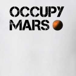 Occupy Mars Space Planets White T Shirt 6542769
