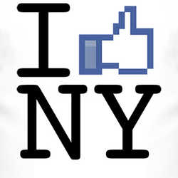 I Facebook Like Love New York T Shirt 83206