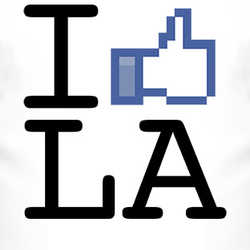 I Facebook Like Love Los Angeles T Shirt 83207