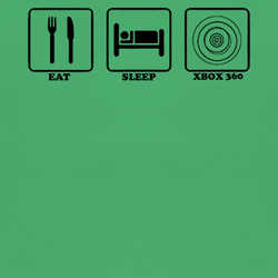 Eat Sleep Xbox 360 Funny Gaming T Shirt 85360-NPT
