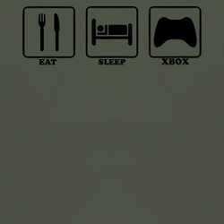 Eat Sleep Xbox 360 Controller Funny T Shirt 85362-NPT