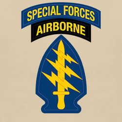 US Special Forces Airborne Badge Crest Logo T Shirt 85370