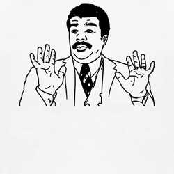 Neil Degrasse Tyson Watch Out Bad Ass 4chan Rage Comics Meme Funny T Shirt 85454-NPT