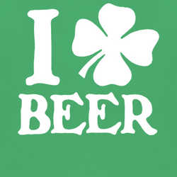 I Love Beer Clover St Patricks Patty Day 2012 Funny Cute T Shirt 85832