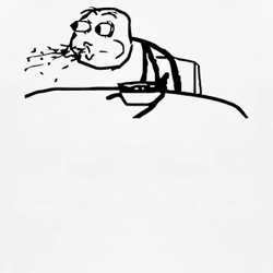 Cereal Guy Rage Comic 4chan Meme Funny style 2 T Shirt 87460-NPT