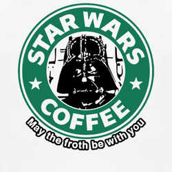 Star Wars Coffee Starbucks Darth Vader Funny With Text T Shirt 87529