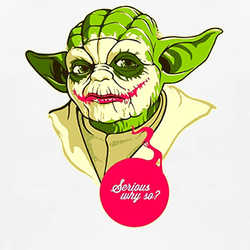 Serious Why So Yoda Funny Parody T Shirt 87933