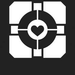 Portal Cube Video Game T Shirt 88792