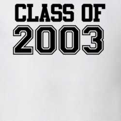Class of 2003 Reunion School Pride Collage T Shirt 8989412