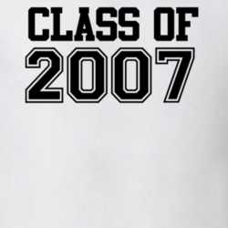 Class of 2007 Reunion School Pride Collage T Shirt 8989428